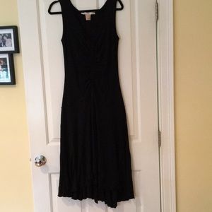 Max Studio high low black dress